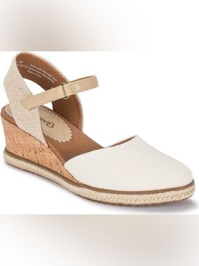 Baretraps Ocean Casual Wedge Size 10 Wide New in Box